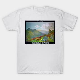 Vintage GWR Glorious Devon Poster T-Shirt